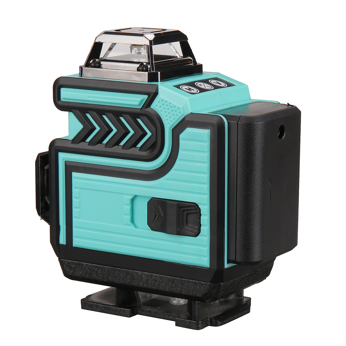 MUSTOOL 16 Lines 4D Laser Level Dual Batteries 360°Horizontal Vertical Cross Green Light Self-Leveling Measure