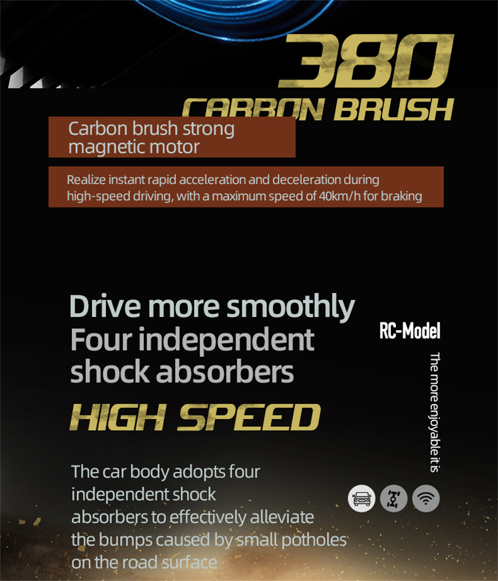 SCY 18103 1/18 2.4G 4WD RTR Truck Brushed RC Car Full Proportional Control with LED Front Light High Speed Vehicle Model