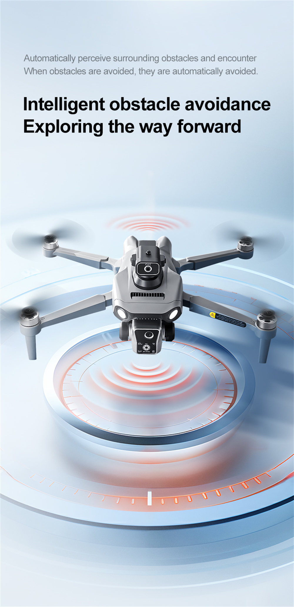 XKJ K19 MAX GPS 5G WiFi FPV with 5.9inch LCD Screen Controller HD Dual Camera Servo Gimbal 360° Obstacle Avoidance One-Key Airdrop Brushless Foldable RC Drone Quadcopter RTF