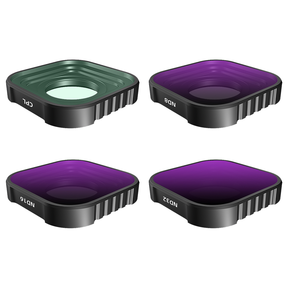 BRDRC ND Filters UV CPL ND8 16 32 Set Filters Kit for Gopro 9 10 11