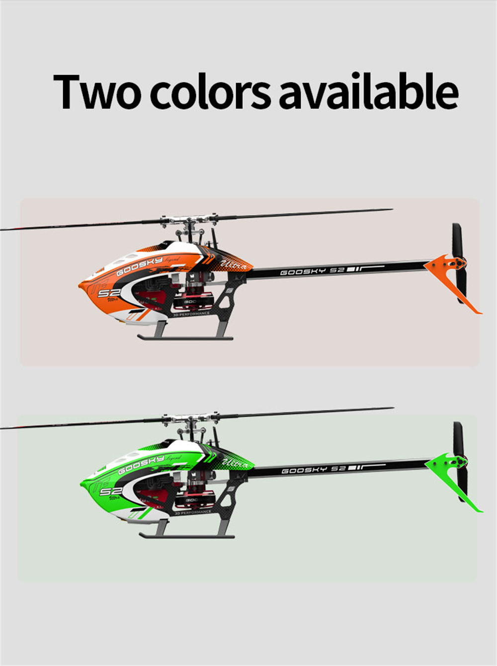 GOOSKY S2 Ultra 3D アクロバティック デュアル ブラシレス ダイレクト