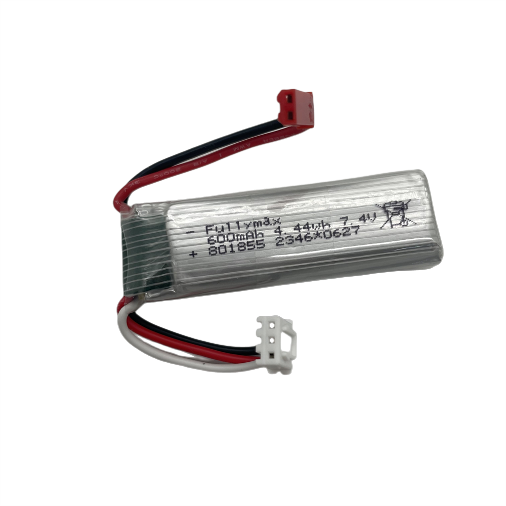 7.4V 600mAh 25C LiPo Battery for XK A280 P-51 Mustang 560mm RC Airplane Original Spare Parts Accessories