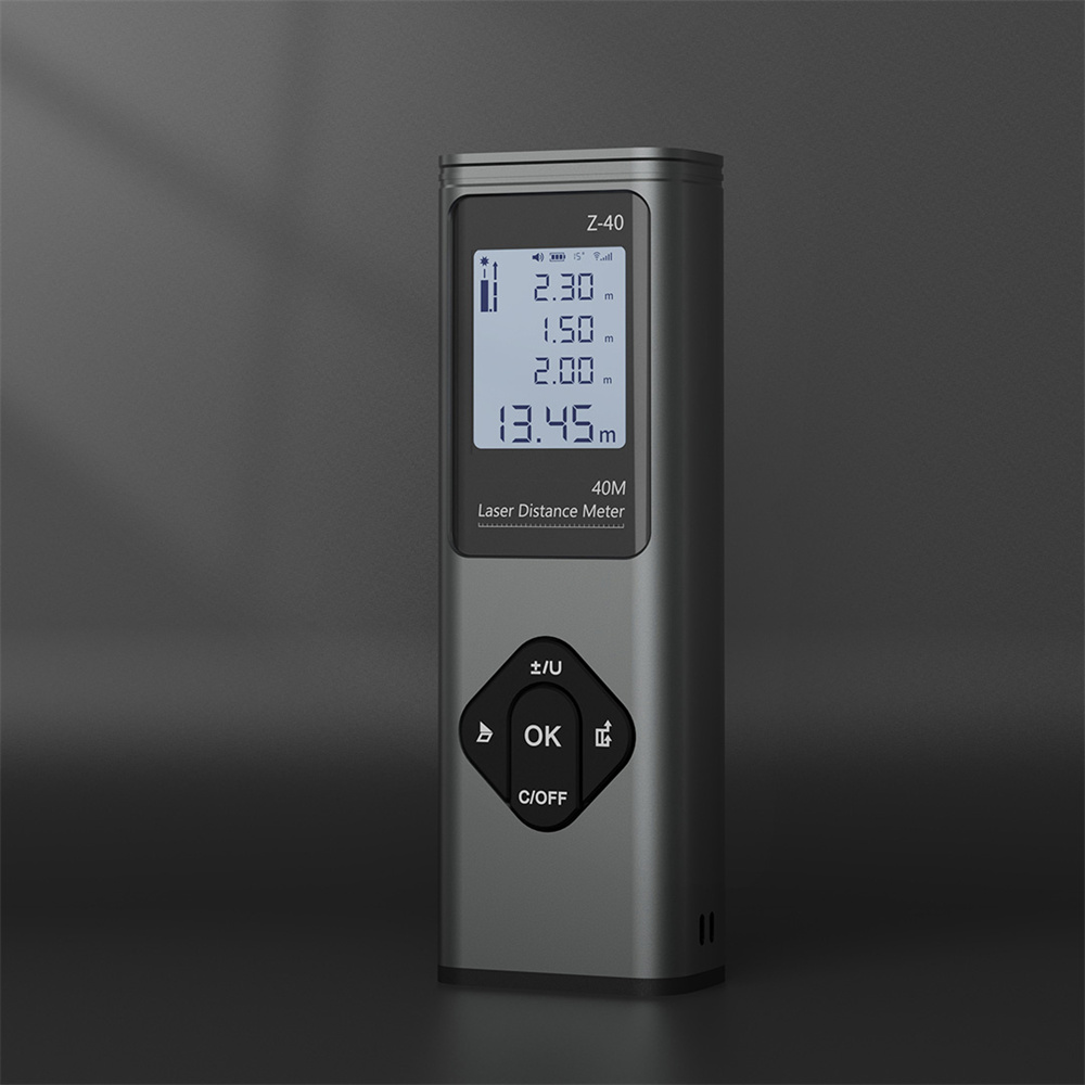 RONGUAN 40-meter Digital Laser Rangefinder Distance Meter Measure Tool Laser Casting Instrument Angle Meter