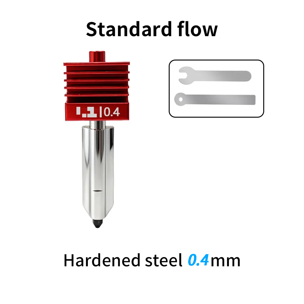 HANAページ For Bambu Lab P2S/H2D Upgraded Red Hotend 0.2/0.4/0.6/0.8mm
