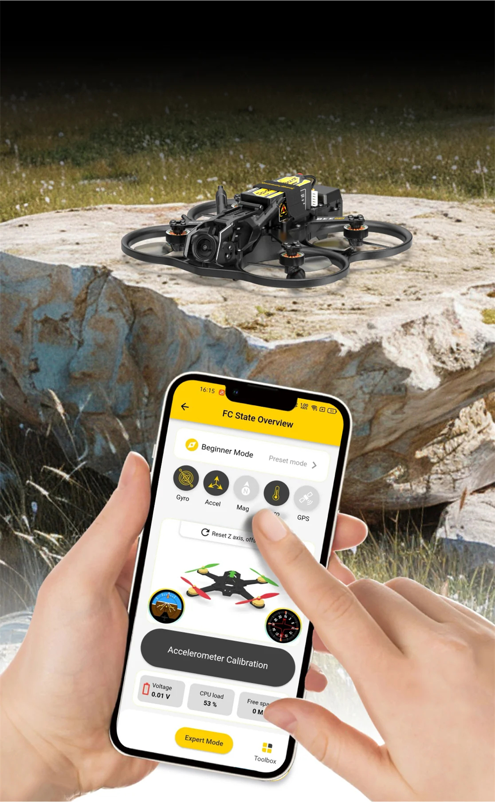 SpeedyBee Bee25 Power HD O4 Pro 120mm 2.5 Inch 4S Cinewhoop RC FPV Racing Drone PNP BNF with F405 35A AIO Digital System
