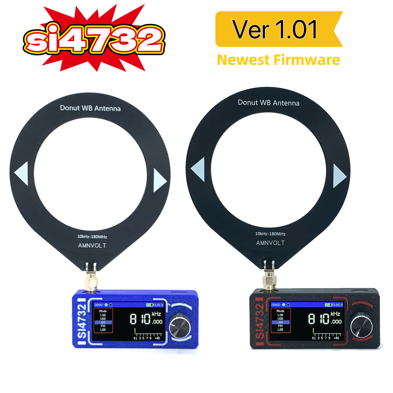 ESP32-S3 SI4732 ポケットラジオ DSP 受信機 フルバンド FM AM MW SW