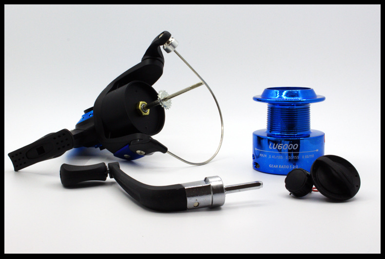 LU6000 Sea Rod Metal Wheel Spinning Fishing Reel With Front Drag Spinning Wheel Road Wheel Fishing Gear
