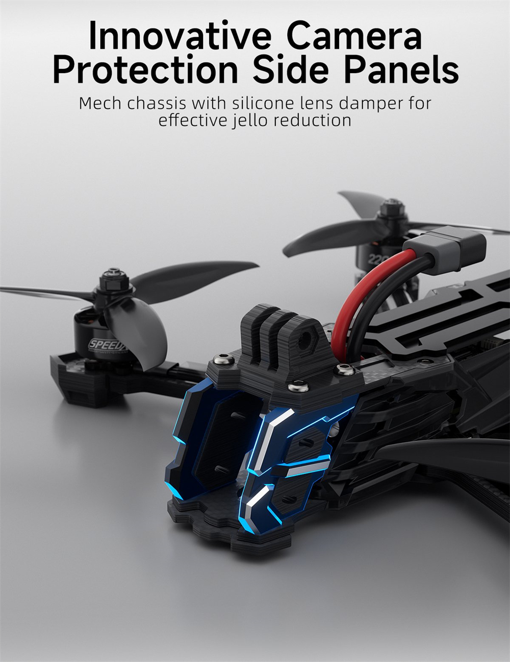 GEPRC Vapor D5 238mm 5 Inch 6S Freestyle RC WTFPV Drone PNP NO VTX NO Camera Compatible with DJI O4 Pro Air Unit