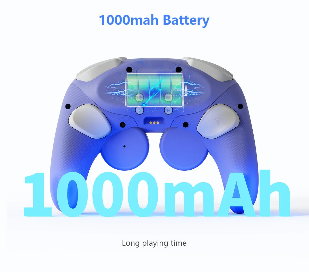LinYuvo KS62 RGBワイヤレスゲームコントローラー、ワイヤレス充電