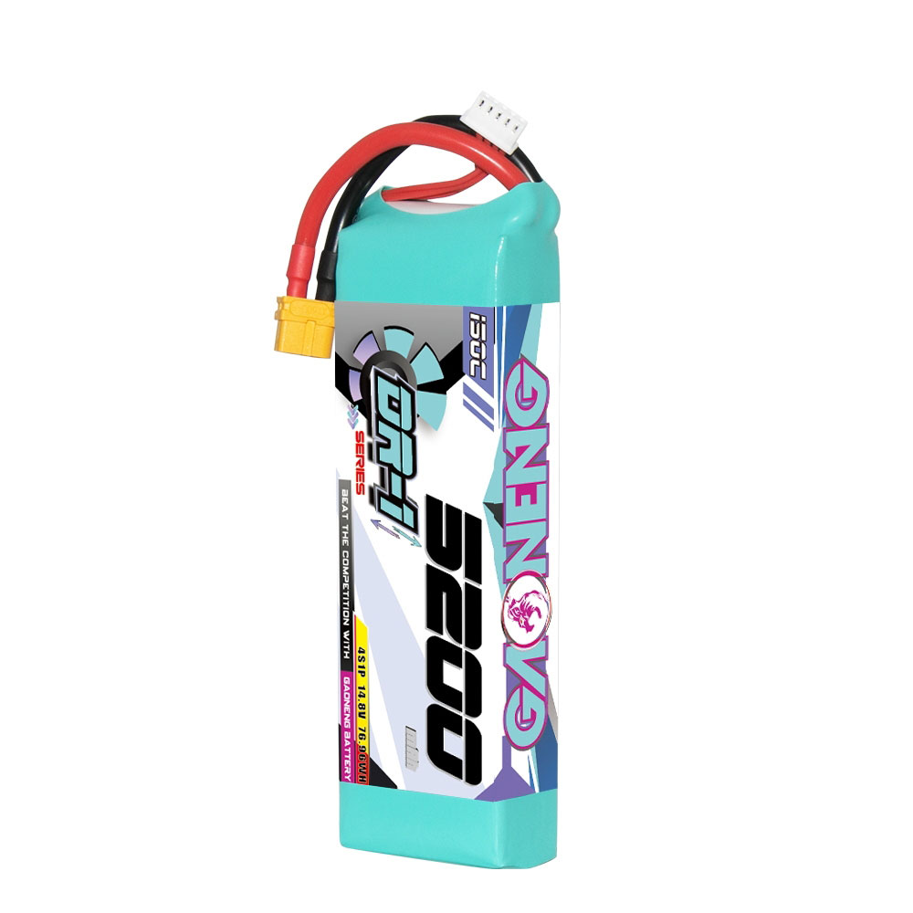 Gaoneng 14.8V 5200mAh 150C 4S LiPo Battery XT60/T Plug for 1/8 Scale RC Cars