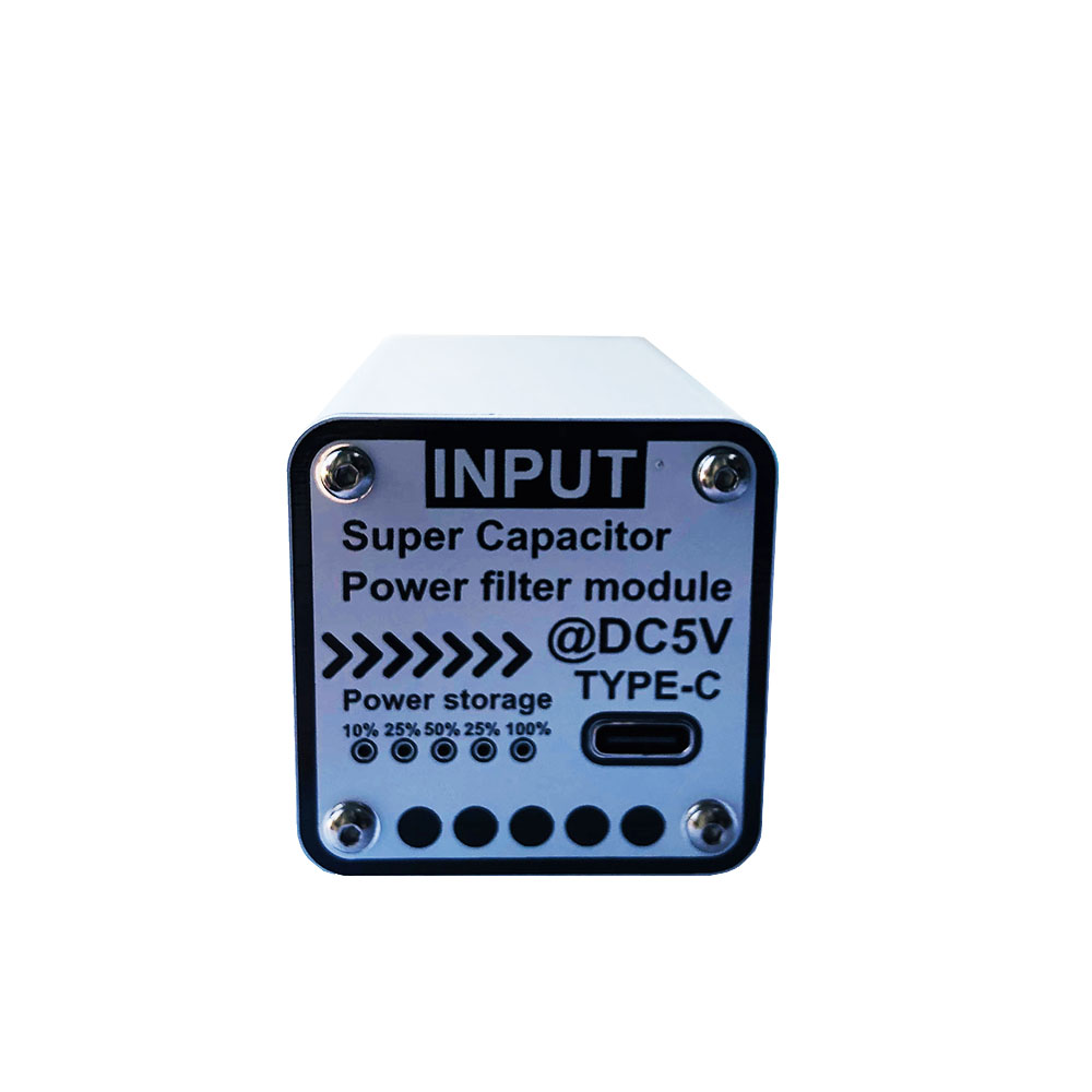 5V Super Capacitor Power Filter Type-C Input and Output for Raspberry Pi