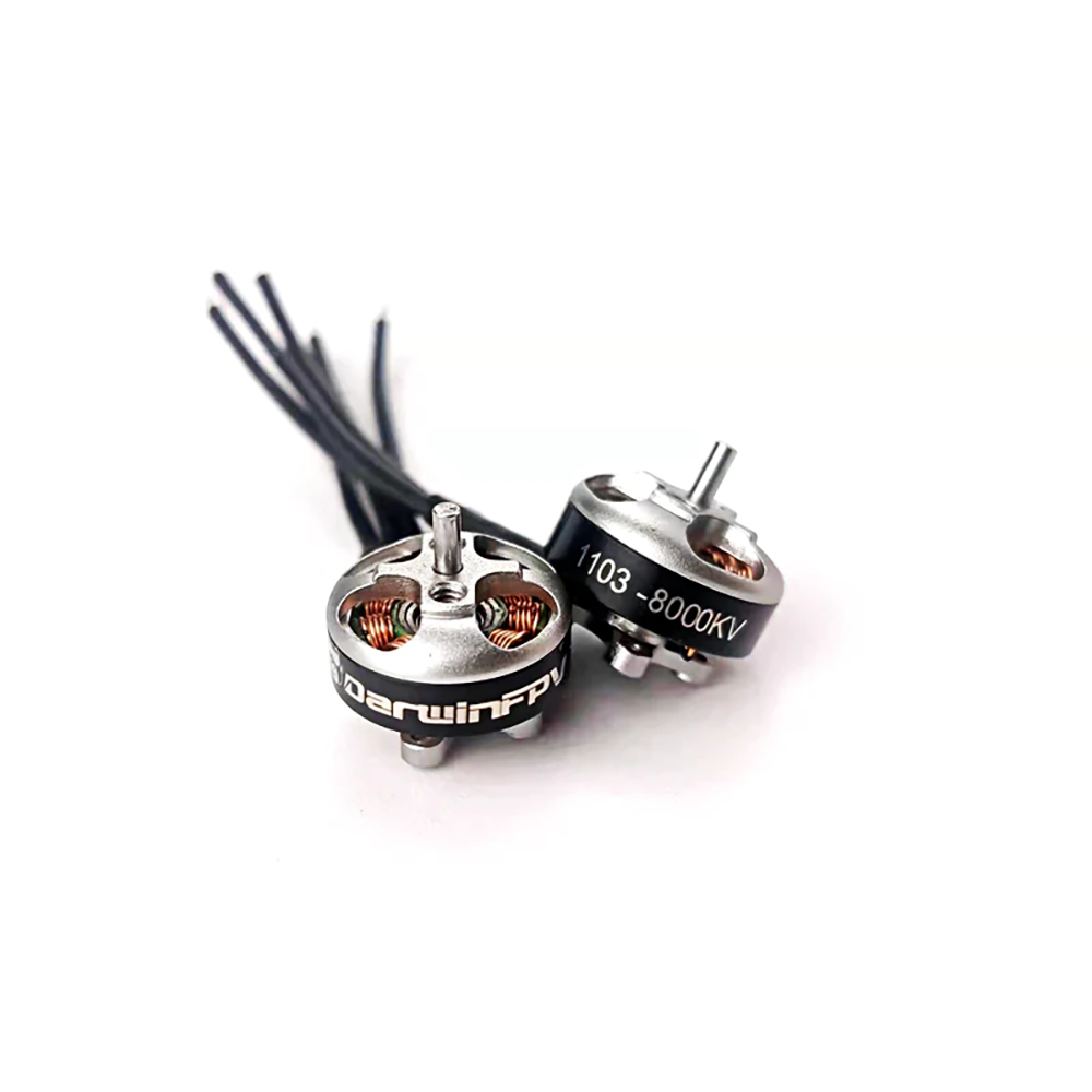 Darwinfpv 1103 8000KV 12000KV 1-2S Brushless Motor 1.5mm Shaft for TinyApe / Whoop75 and 18650 FPV Drone RC Racing