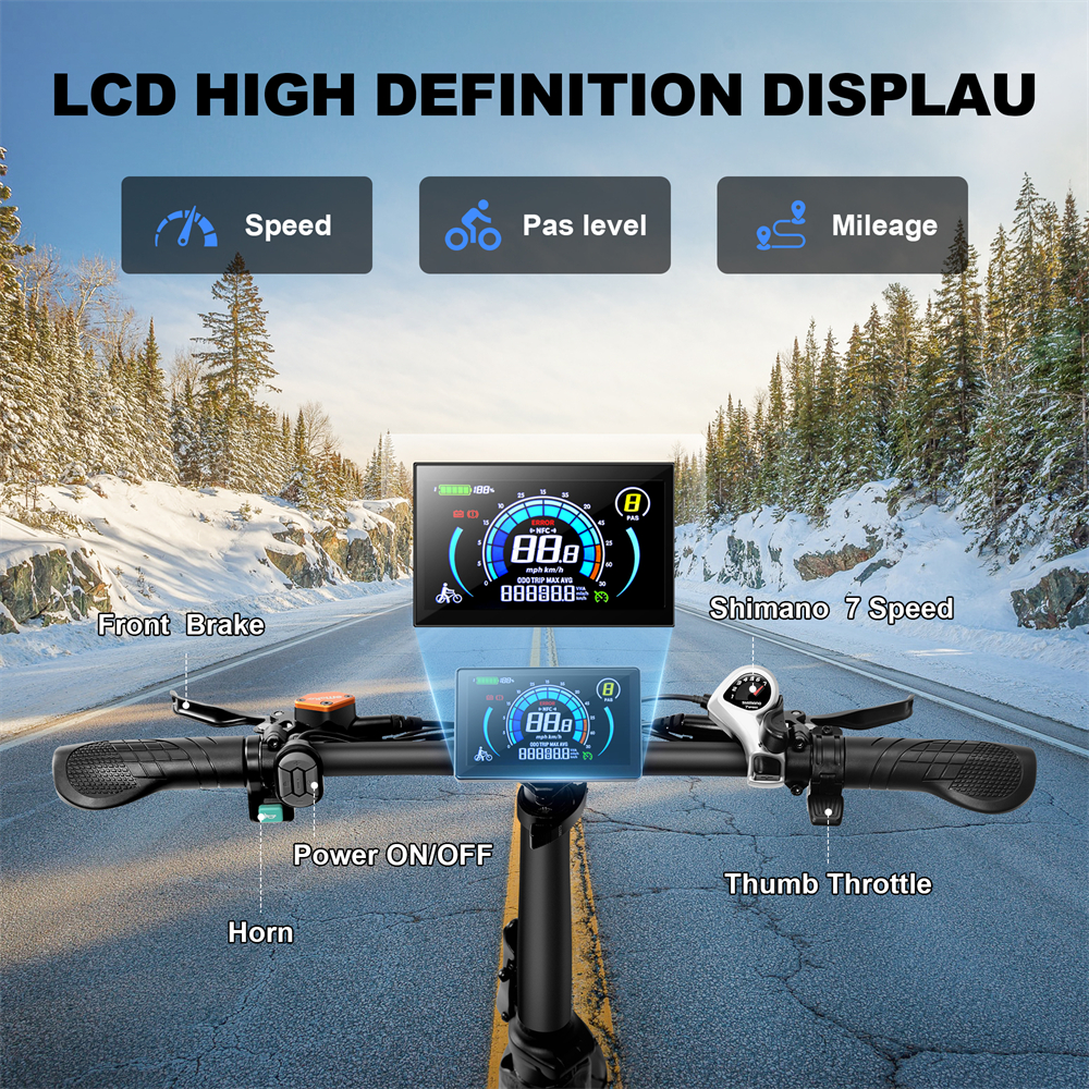 [EU DIRECT] EMOKO EC20 Electric Bike 48V 18Ah Battery 1000W Motor Recommended Top Speed 20inch Tires 100KM Mileage 180KG Max Load Folding Electric Bicycle