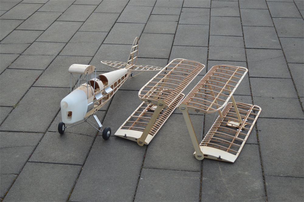 Tony Ray's Aero Model DH.82 Tiger Moth 1/6 Balsawood 1500mm Wingspan RC Airplane KIT