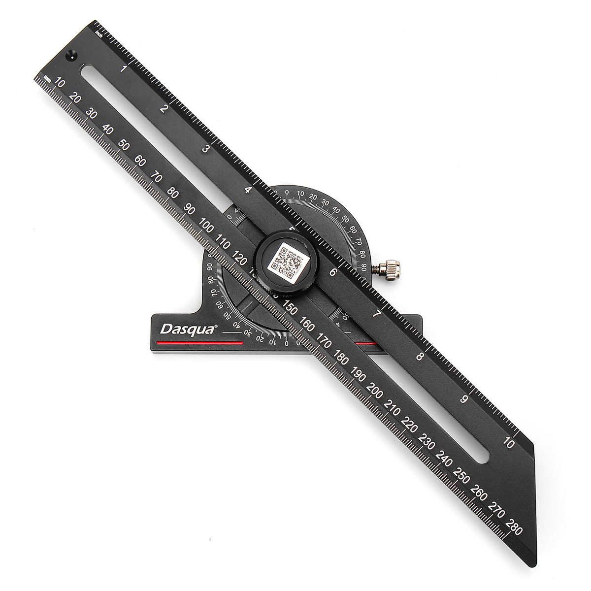 Multifunctional Woodworking Marking Ruler Gauge CNC-Machined Anodized Aluminum For Woodworking Projects and DIY Enthusiasts