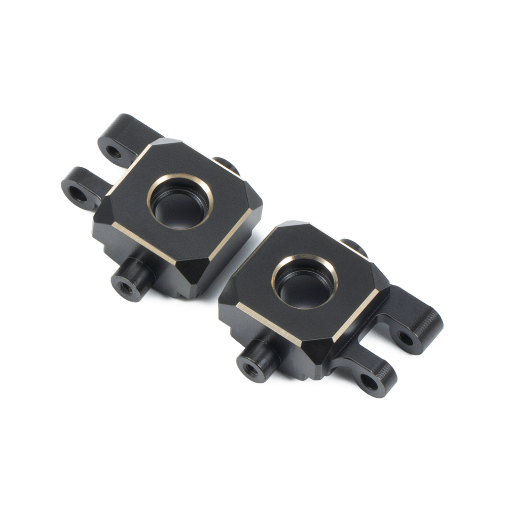 Brass Weight Steering Link Blocks Knuckle Diff Cover Caster Blocks for 1/18 RC Crawler Car TRX4M Upgrade Parts