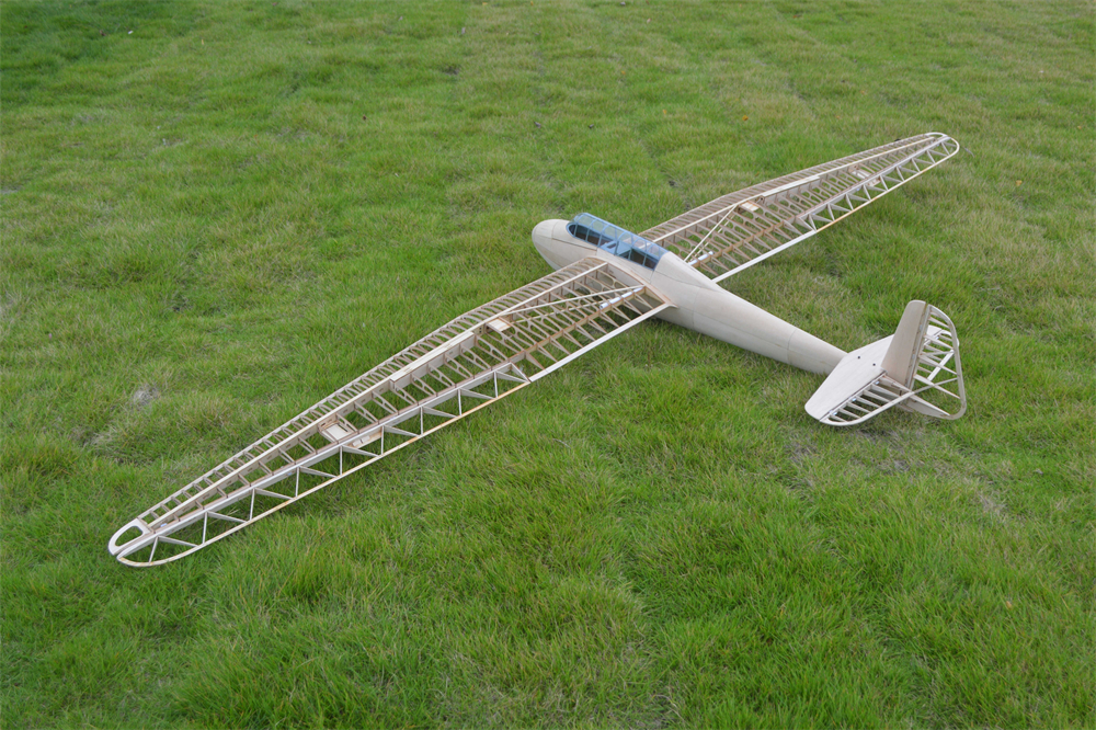 Tony Ray's Aero Model DFS Kranich 3000mm Wingspan 1/6 Scale Balsawood RC Airplane Glider KIT