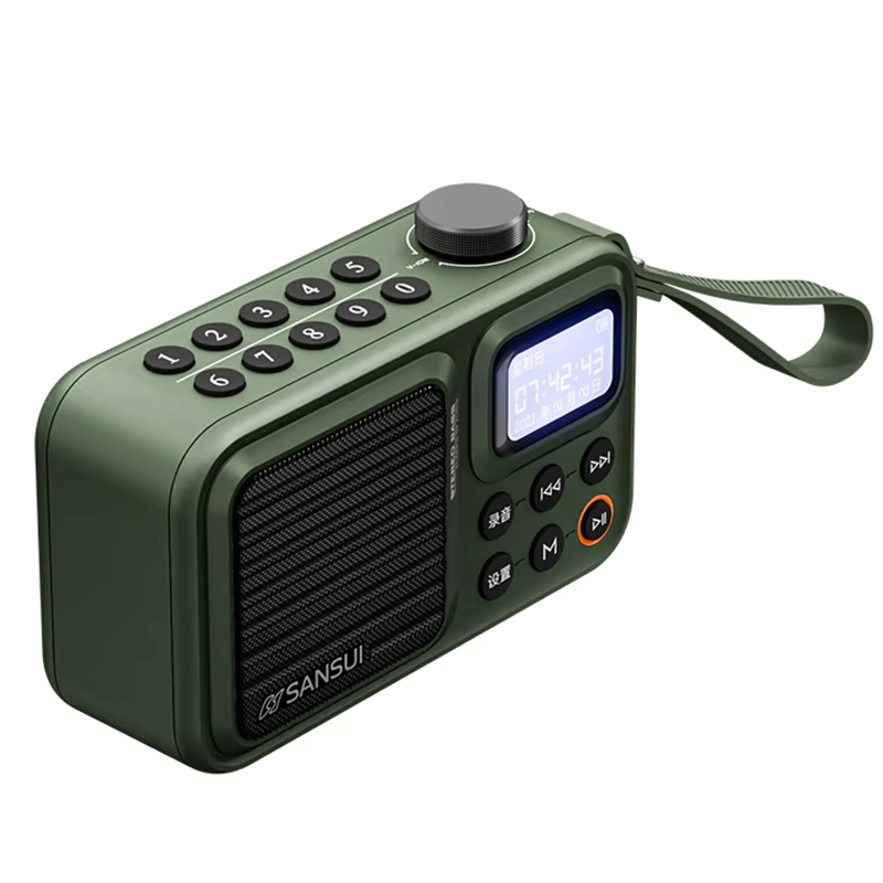 SANSUI F37ミニポータブルFMラジオアウトドアバスBluetooth 5.3