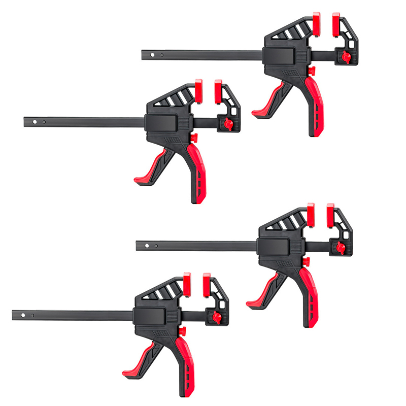4点セット 12インチ バークランプ 片手 Quick-Grip ラチェット 