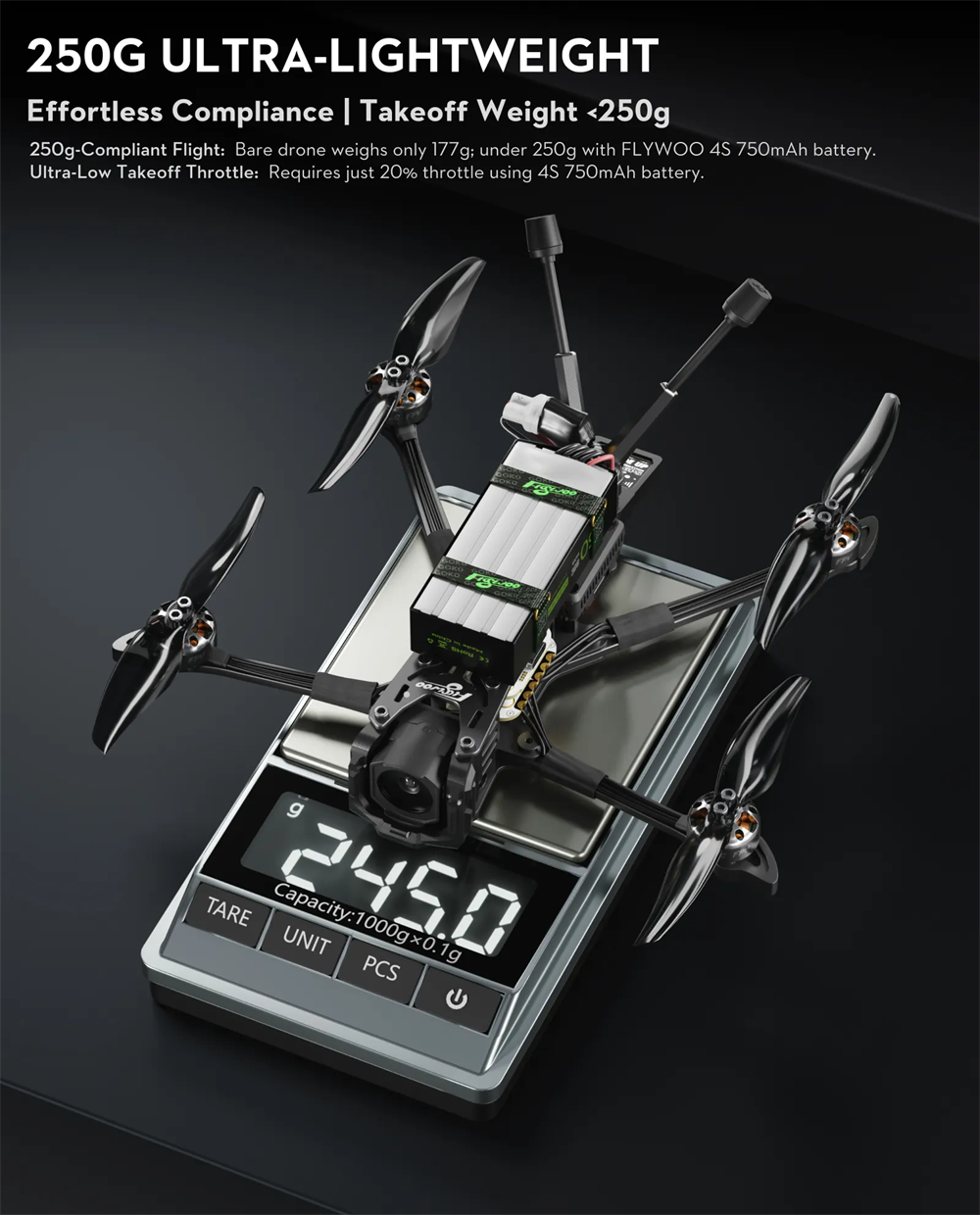 Flywoo Explorer LR 4 HD O4 4 Inch Long Range GPS RC FPV Racing Drone BNF PNP with Goku F722 mini Stack