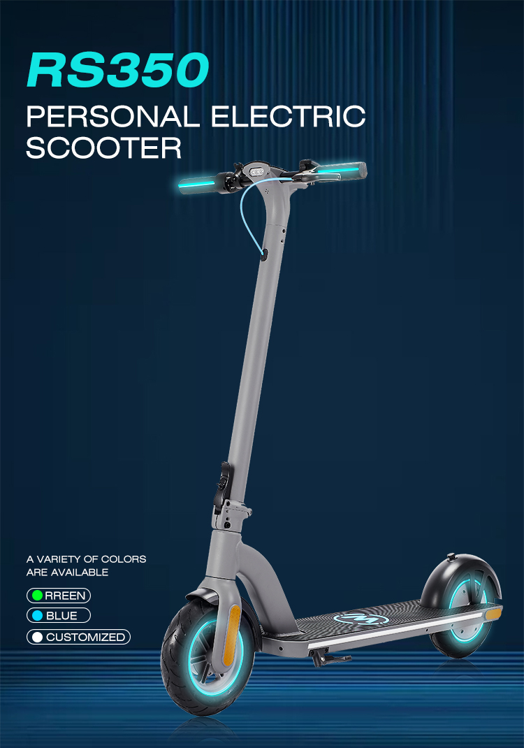 [EU DIRECT] CUNFON RS350 Electric Scooter 36V 10Ah Battery 400W Motor  10inch Solid Tires 20-50KM Max Mileage 120KG Max Load Folding E-Scooter