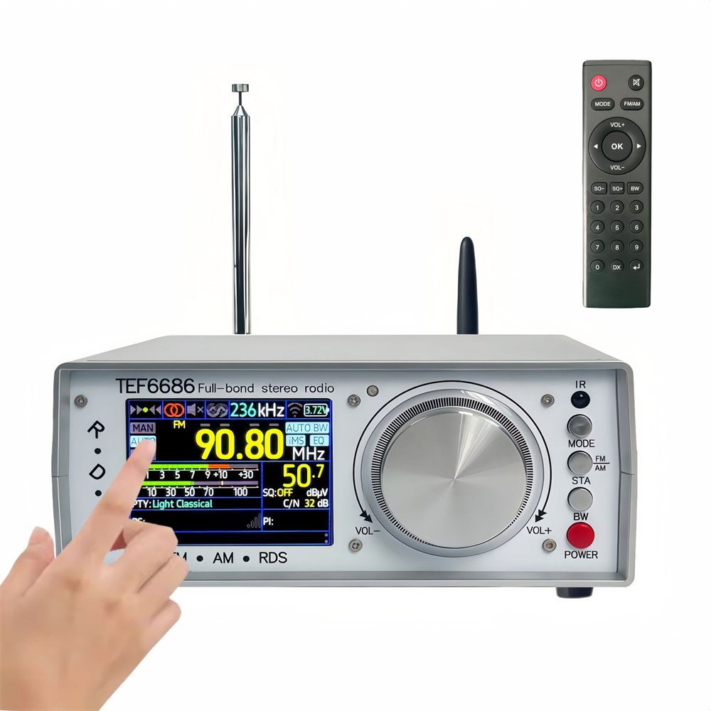 TEF6686 フルバンドステレオラジオ 高感度 FM AM SW LW Bluetooth 送信