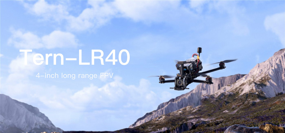 GEPRC Tern LR40 Analog 4 Inch 4S Long Range FPV Racing Drone PNP BNF with Taker G4 45A AIO 1W VTX Caddx Ratel2