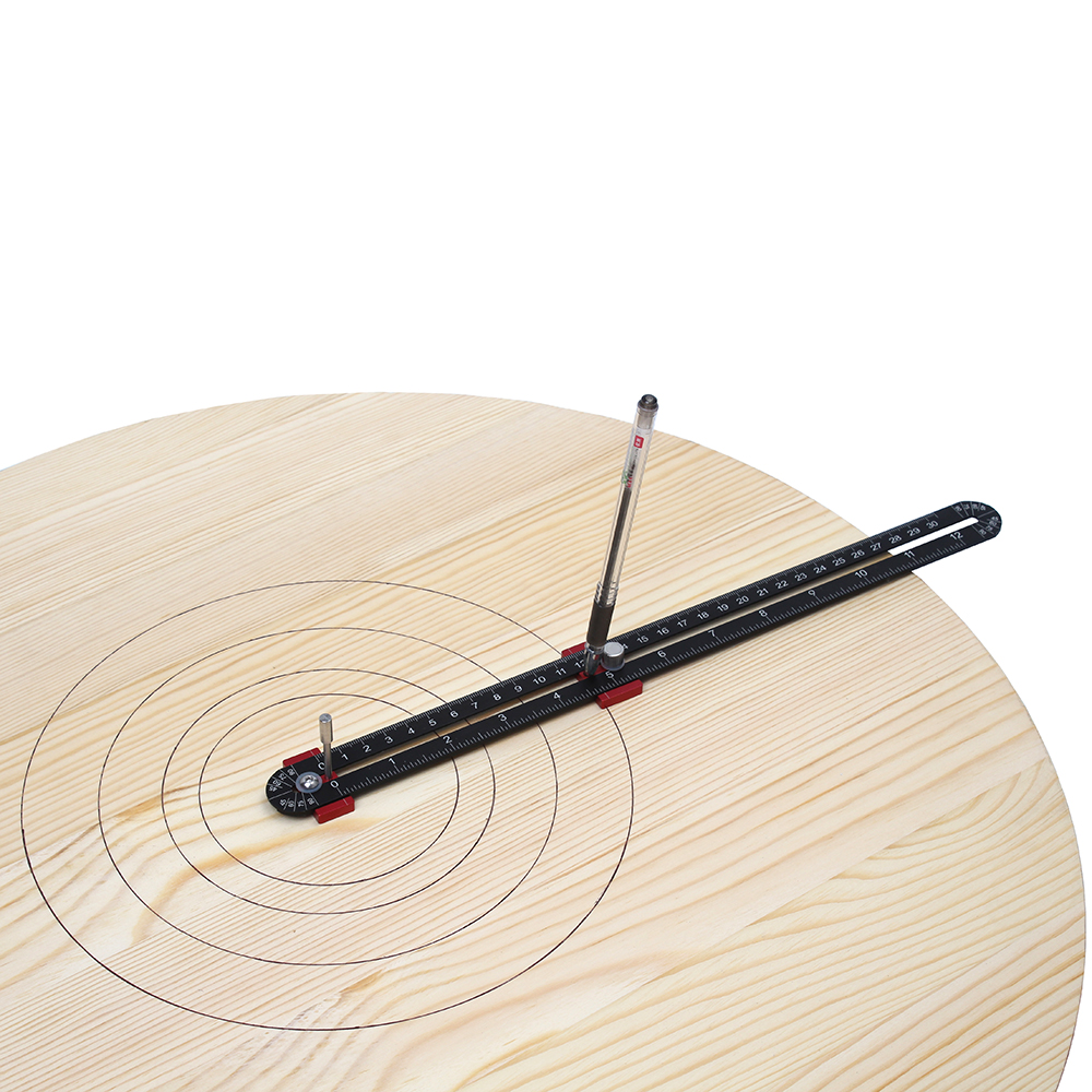 25cm/30cm Woodworking Drawing Compass Circular Drawing Ruler Measurement Tool High Precision Woodworking Scribe Gauges Industrial Drawing