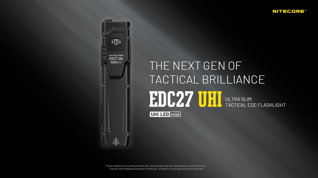 NITECORE EDC27 ultravékony taktikai zseblámpa