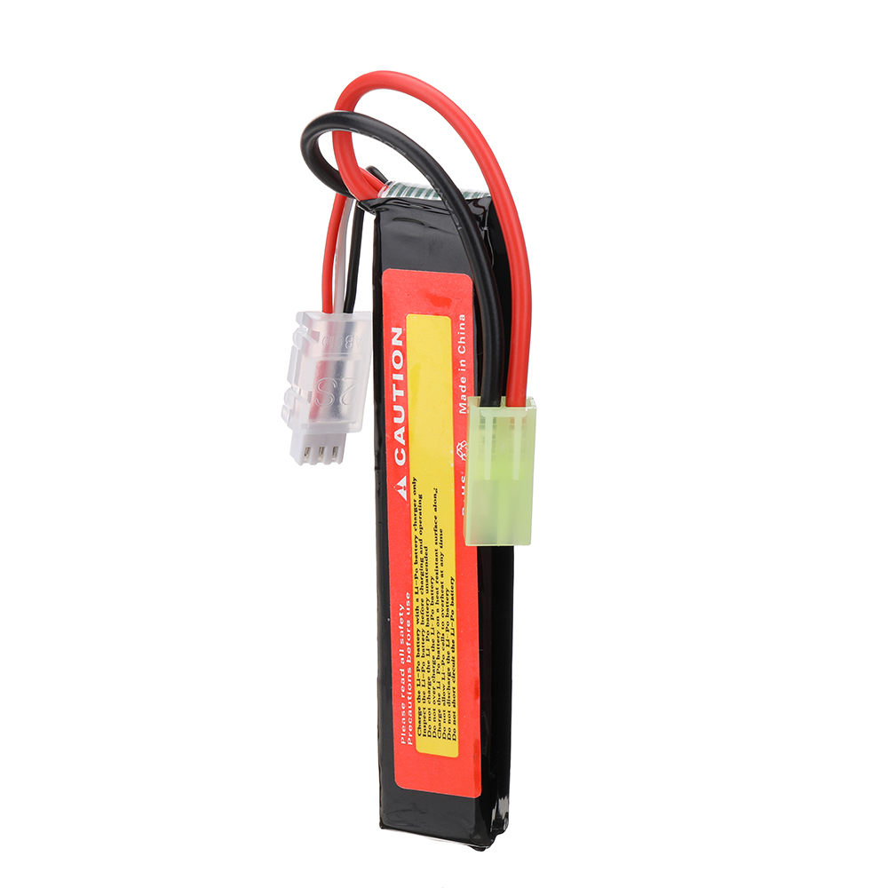 ZOP Power 7.4V 1200mAh 25C 2S LiPo Battery Tamiya Plug With T Plug Adapter Cable for RC Car