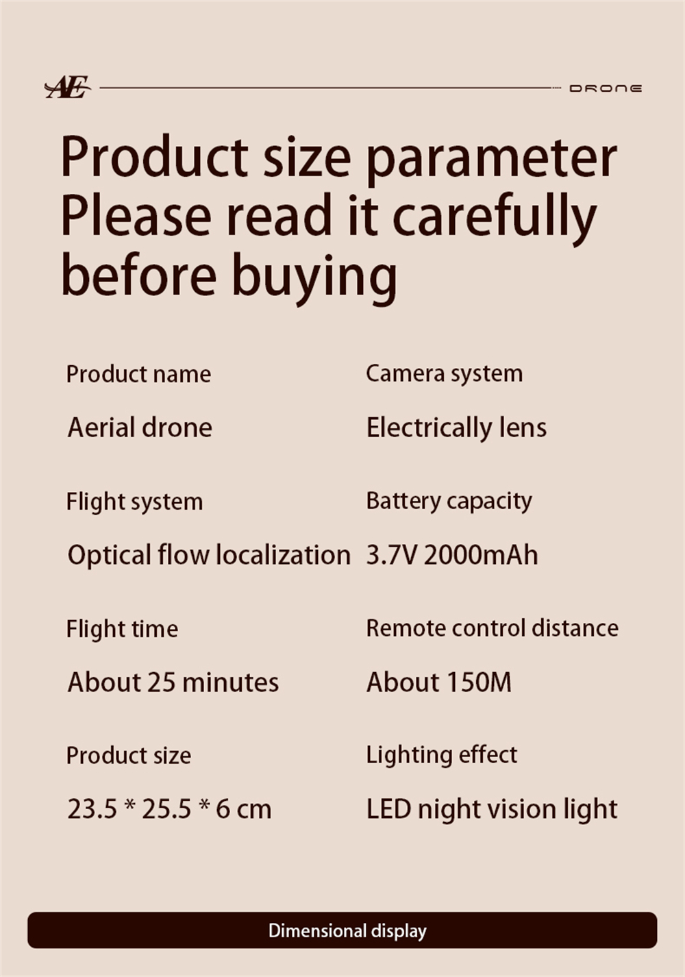 AE9 GPS 5G WiFi FPV with 5.9inch LCD Screen Controller HD Dual Camera Optical Flow Positioning LED Light Brushless 2.4G Remote Control RC Drone Quadcopter RTF