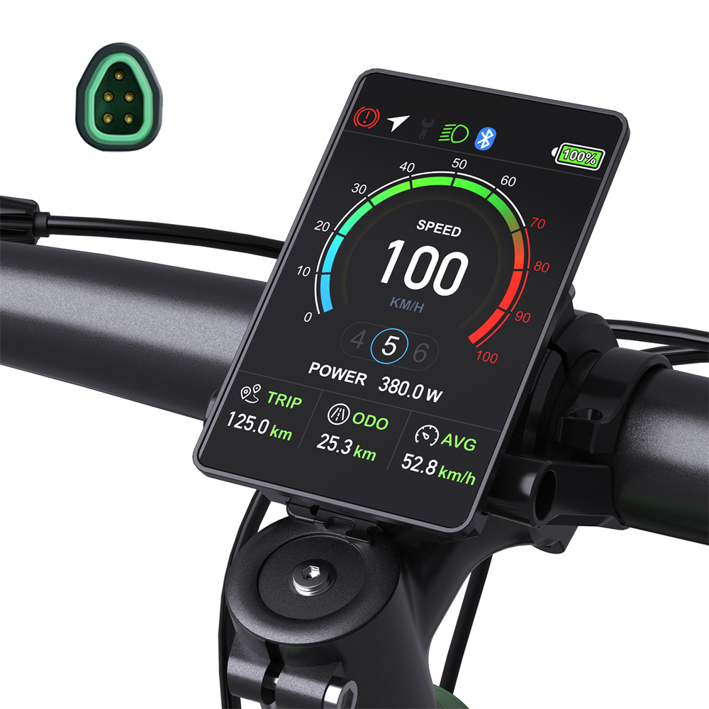 Support Écran LCD Vélo Électrique – Fixation Solide Pour Compteurs LCD3 / LCD8H