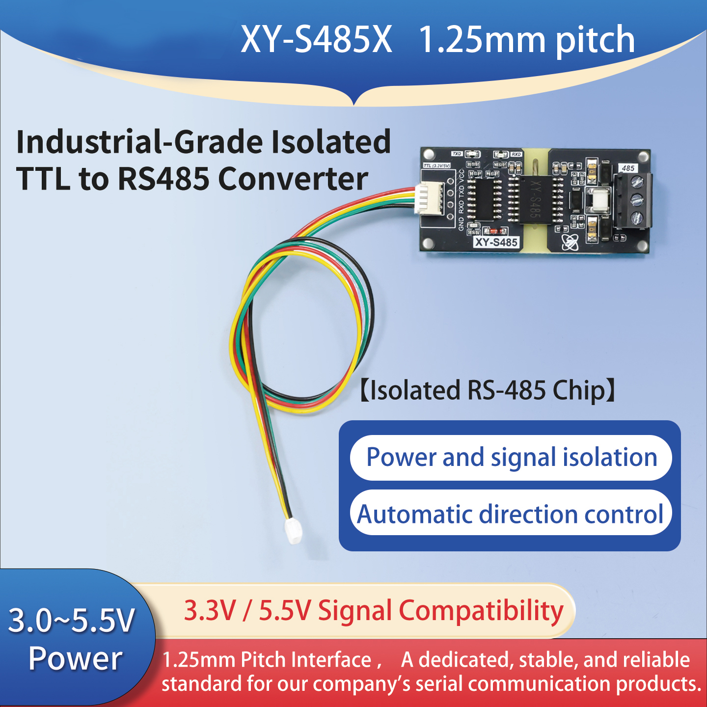 Sinilink XY-S485 TTL to RS485 Converter Module Automatic Direction
