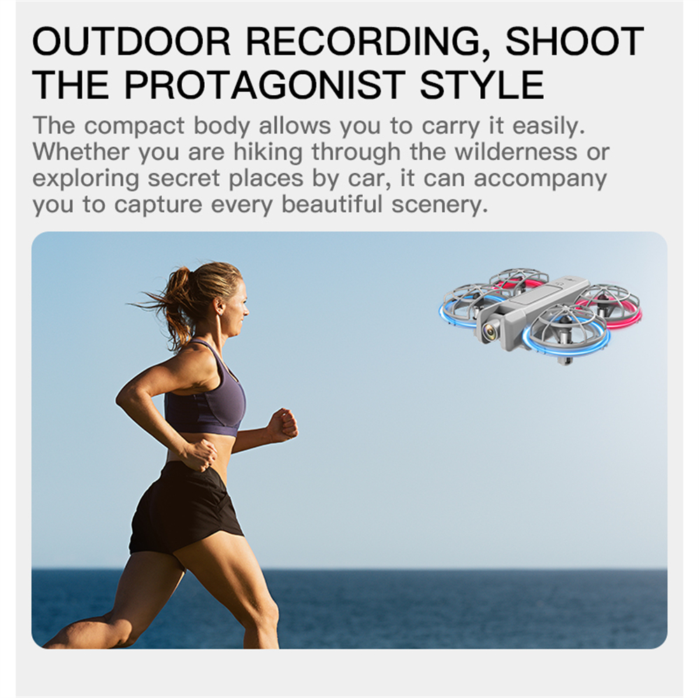 KFPLAN KF600 WiFi FPV with Screen Controller HD Camera Optical Flow Hover Circle Protection Kids Gifts Dazzling Lights 2.4G 4CH 6-Axis Remote Control RC Toys Drone Quadcopter RTF