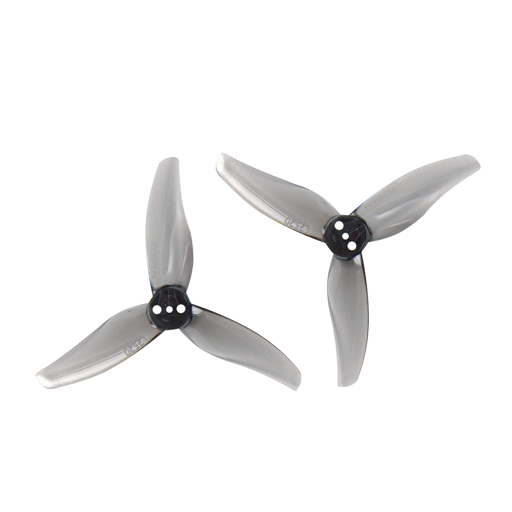 4 Pairs Gemfan Hurricane 2520 2.5x2.0 2.5 Inch 3-Blade Propeller 1.5mm Hole for RC Drone FPV Racing