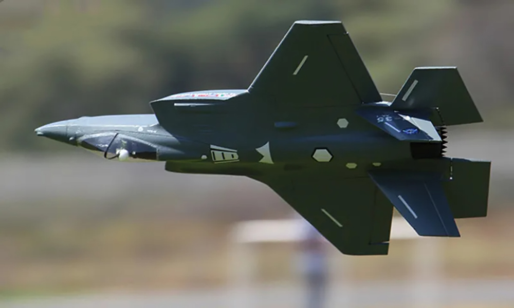 QTModel F35 517mm Wingspan EPO 50mm EDF Jet Fighter RC Airplane