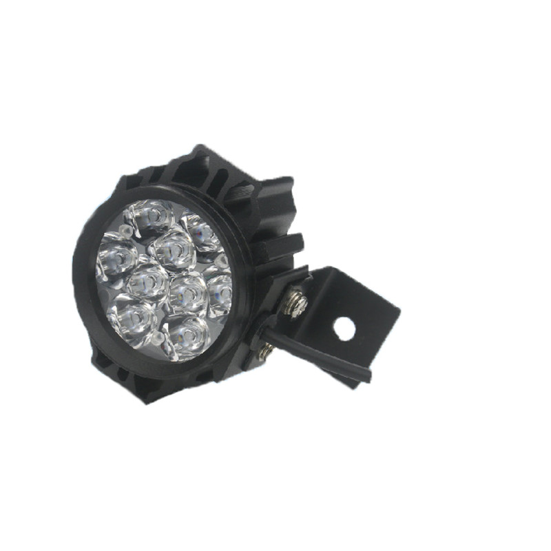 36-48V 9W Wide Voltage Highlight Spotlight Headlamp Horn Electric Bike Electric Scooter Motorcycle Horn Headlight