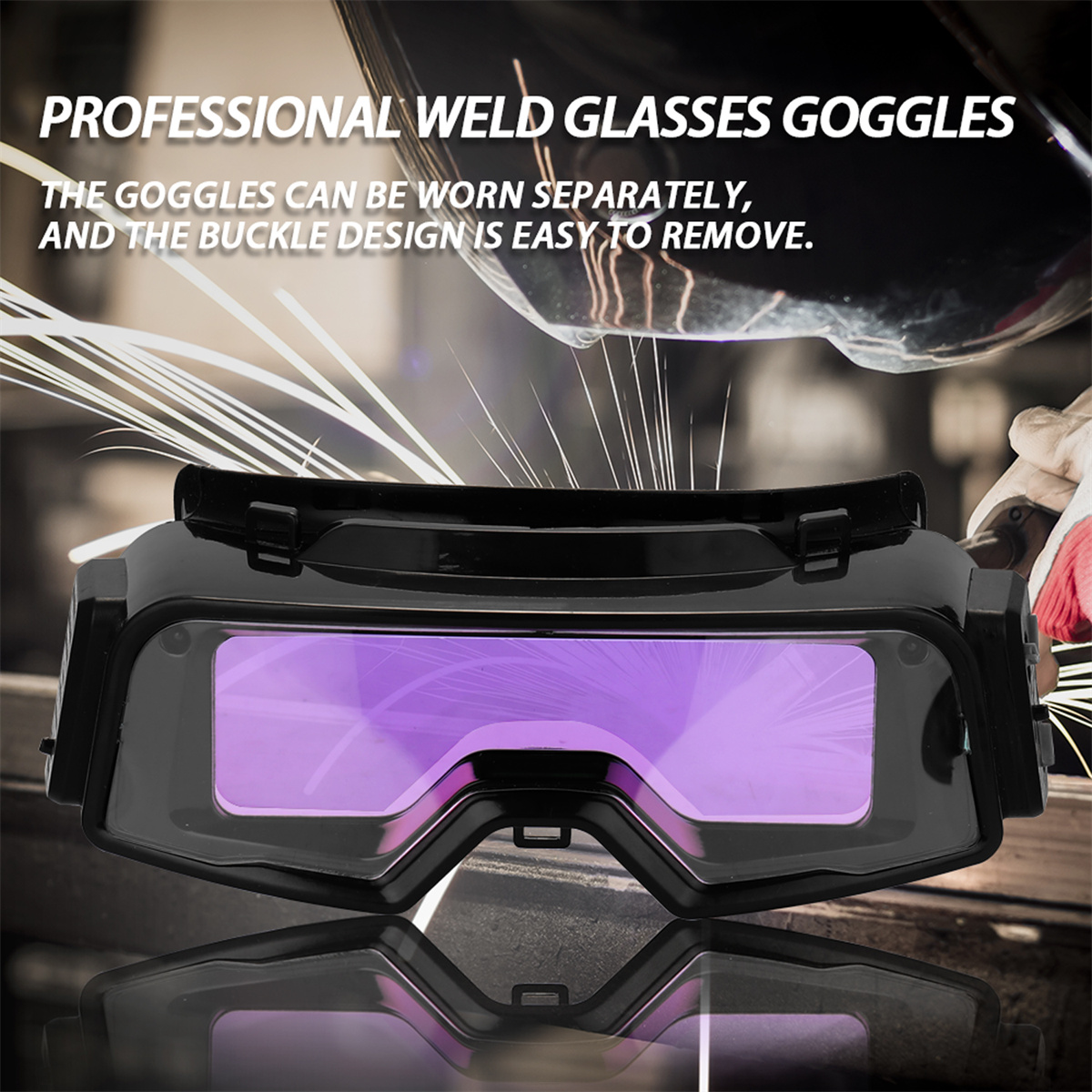 Automatic Darkening Welding Glasses Mask Welding Cap for TIG MIG MMA Professional Weld Glasses Goggles Welding Equipment