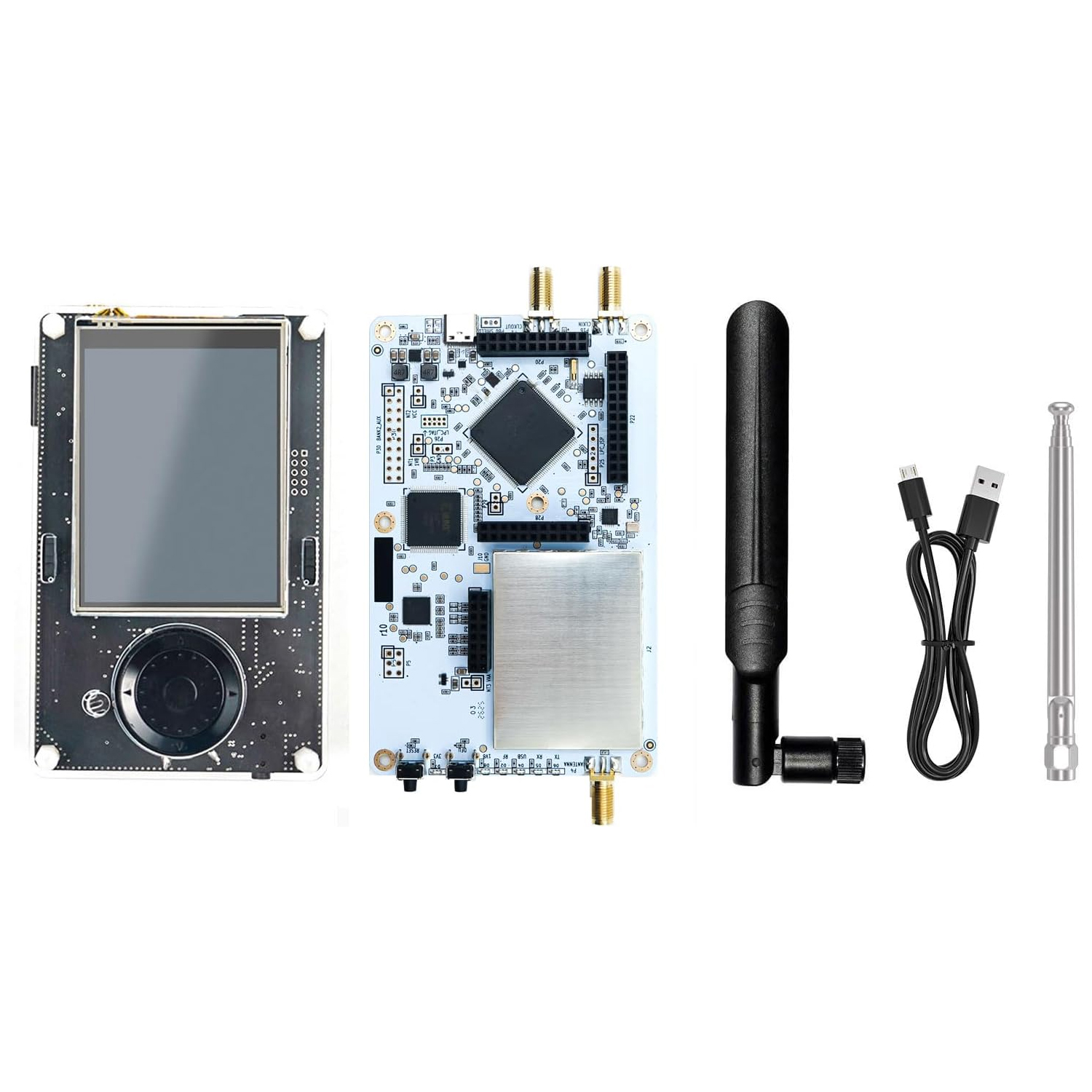 受信機 HackRF One & PotaPack HackRF One PortaPack H4キットSDRトランシーバー受信機1MHzから6GHz