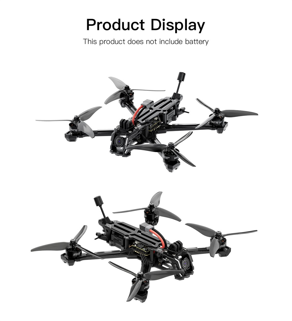 GEPRC Vapor D5 Analog 238.43mm 5 Inch 6S GPS Freestyle FPV Racing Drone PNP BNF with ELRS 2.4G / TBS NanoRX MATEN 5.8G 1.6W VTX