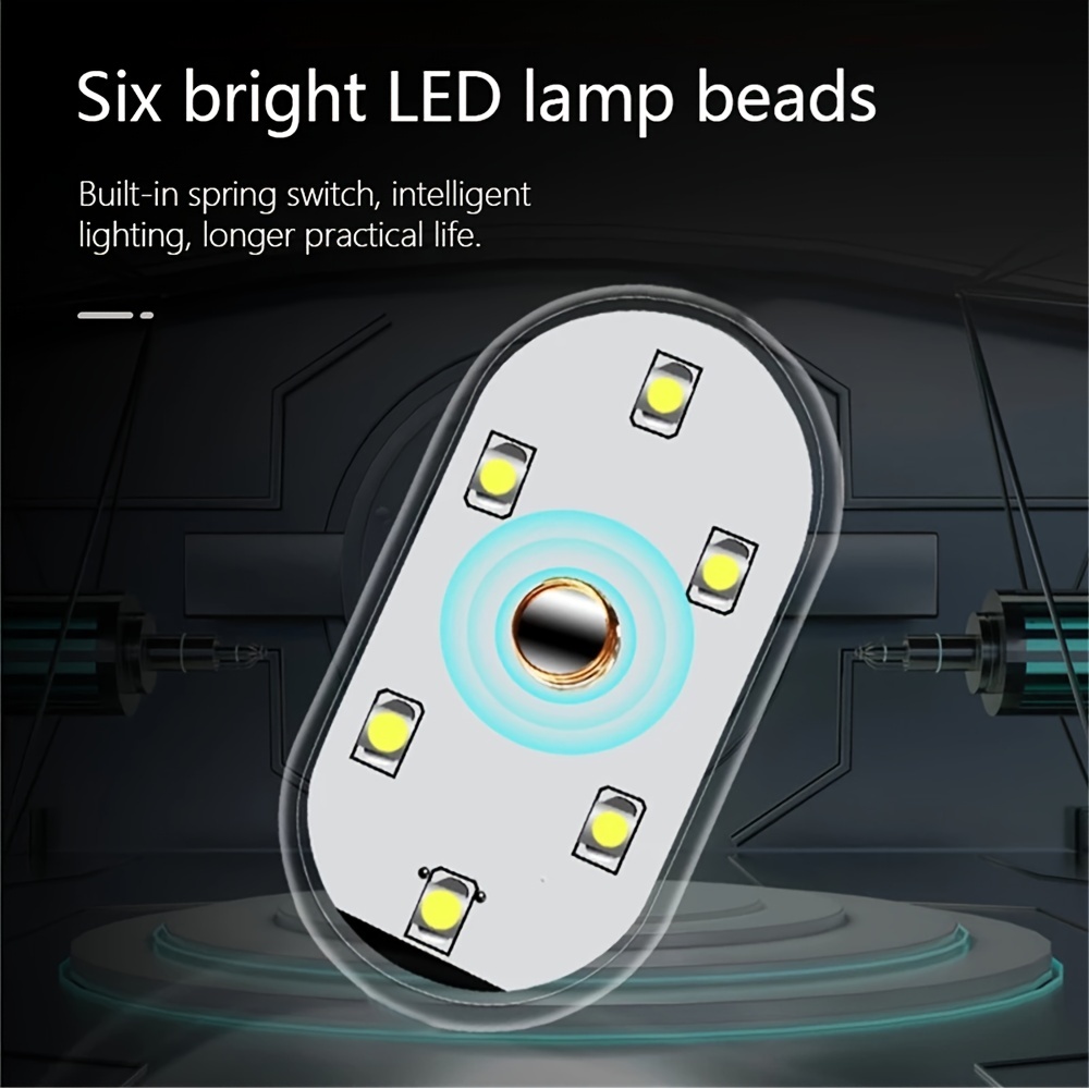 Car Interior Lights LED Indoor Lighting Ceiling Lamp Night Touch Reading Light USB Charge Car Roof Reading Lamp Door Light