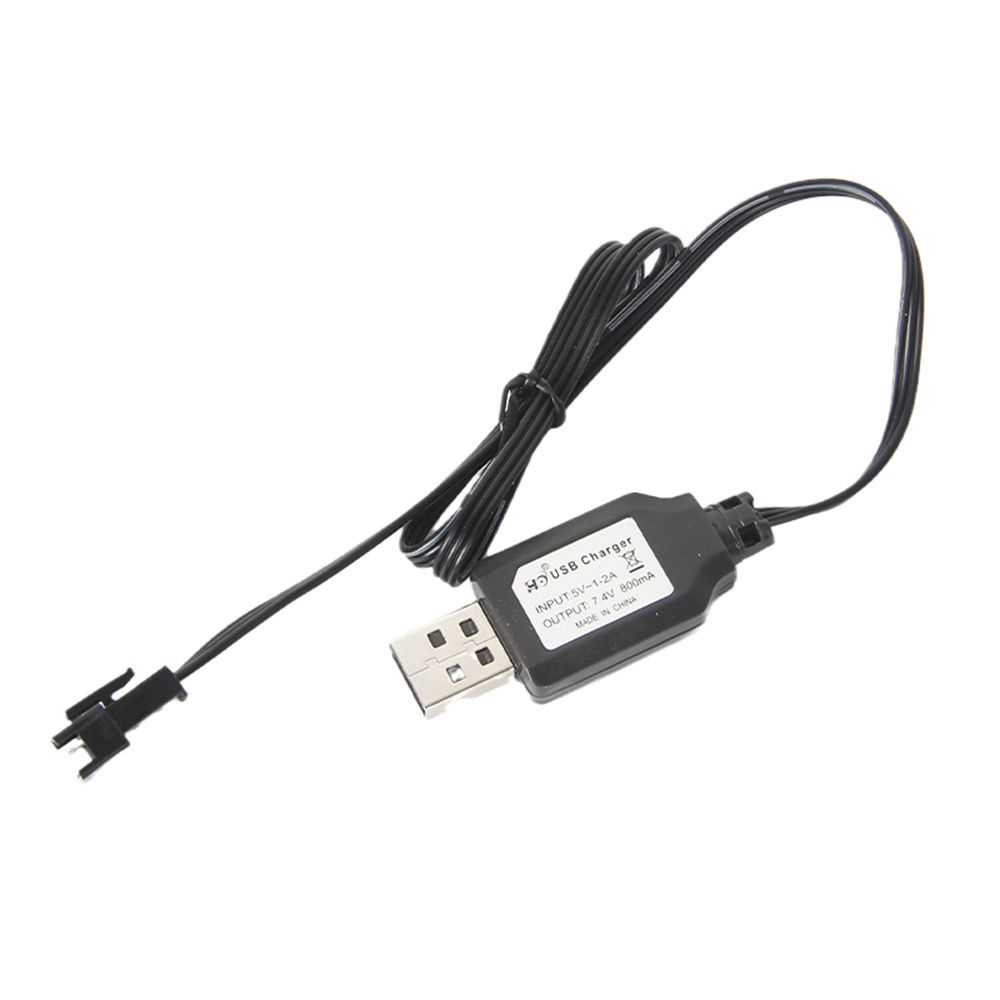 LDRC A86 A86P 1/18 RC Car Spare 7.4V Battery Charging Cable USB Charger LA0002 Drift Vehicles Models Parts Accessories