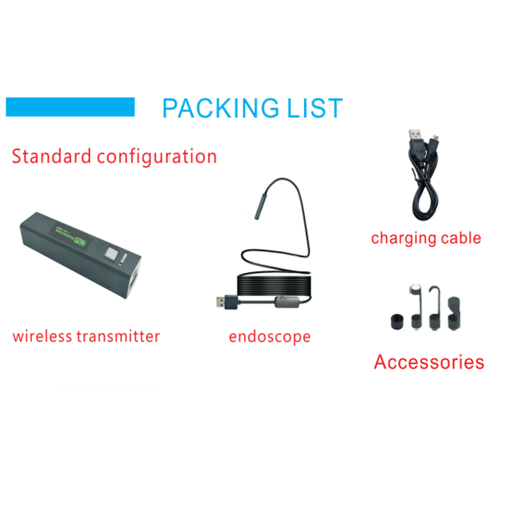 8mm Endoscope 1/5/10M Cable For Car Camera Dual Lens IP68 Waterproof Inspection Endoscope 8 LED Lights Soft/Rigid Wire For Smartphone