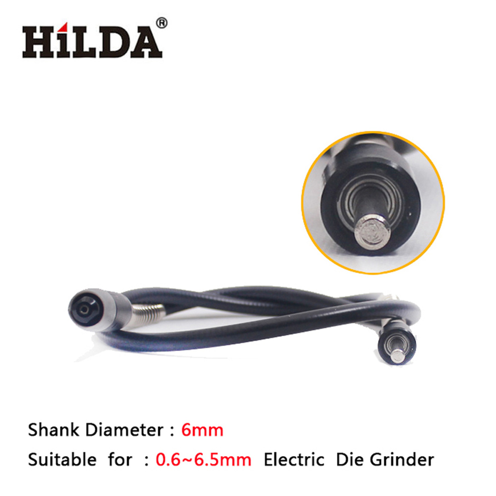 HILDA Flexible Shaft Fits Rotary Grinder Tool for Dremel 400W Rotary Tools 110cm with 6 Chuck for Dremel Accessories