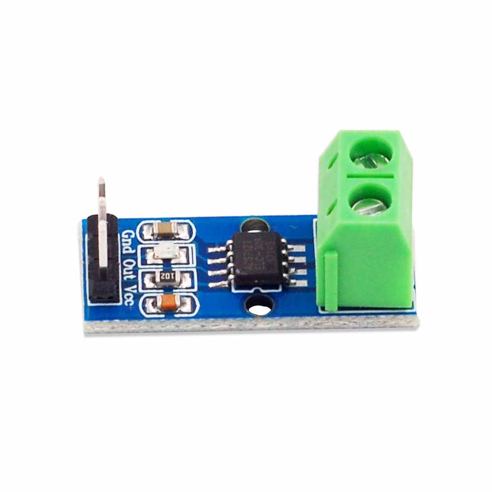 AOQDQDQD 30A ACS712 Current Sensor Module with Green Terminal and Straight Pins for Arduinoo and DIY Projects