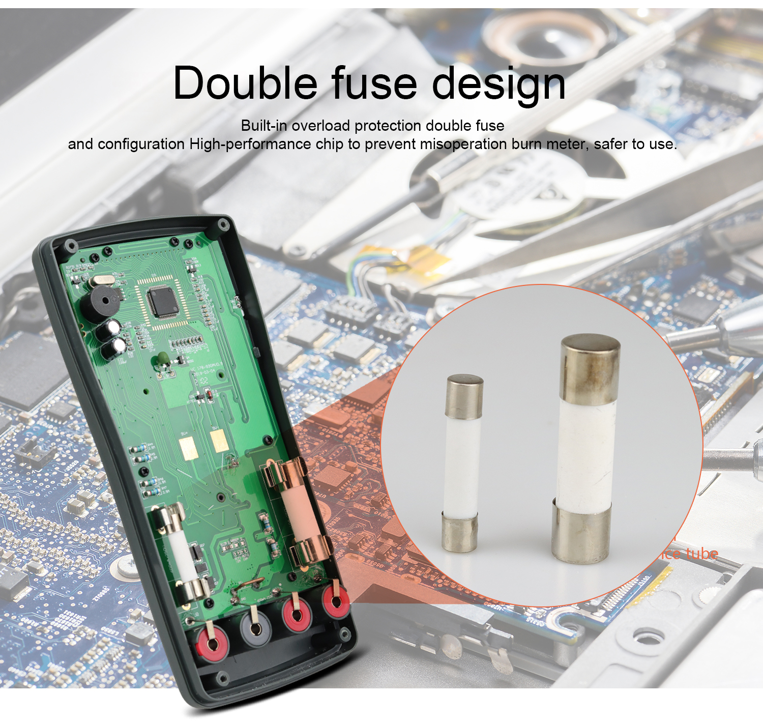 Kaemeasu KM-DM02S Digital Multimeter with Voice Broadcast True RMS Measurement Non-Contact Voltage Detection High Precision Auto-Ranging Multimeter for Electrical Troubleshooting