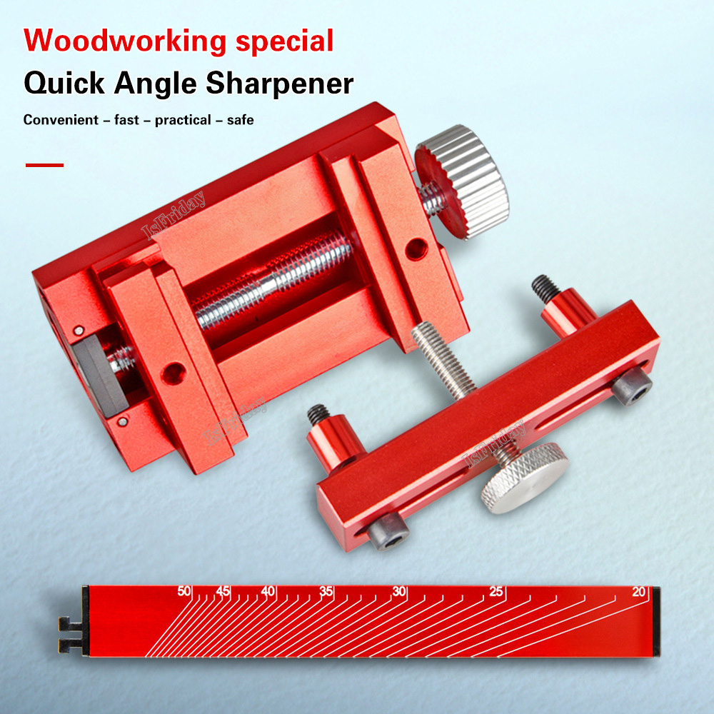 Aluminum Alloy Honing Guide Angle Sharpener for Wood Chisel Sharpening Jig Roller