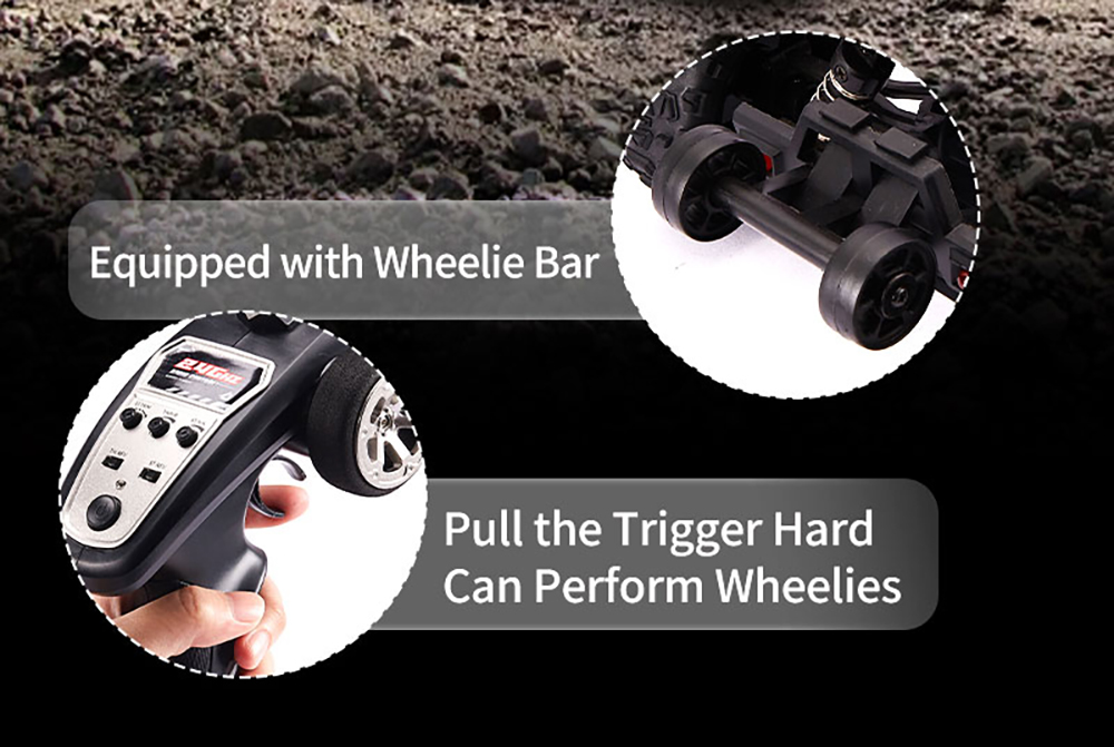 HX 1/14 2.4G 4WD RC Car Vehicle LED Light Off-Road High Speed Truck RTR Full Proportional Models Toys