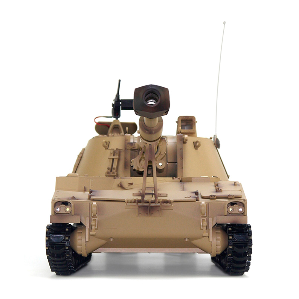 Tongde Model M2109 M109A2 1/16 2.4G RC Tank Loud Speaker Battle Shooting RC Car Vehicle Models RTR Toys