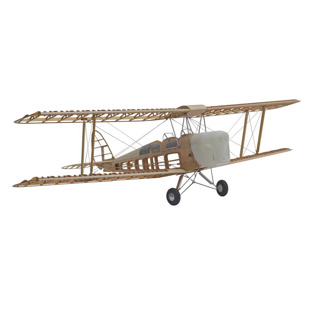 Tony Ray's Aero Model DH.82 Tiger Moth 1/6 Balsawood 1500mm Wingspan RC Airplane KIT